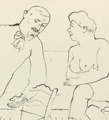 George Grosz. Plate 11 from Ecce Homo. 1922-1923 (reproduced drawings and watercolors executed 1915-22)