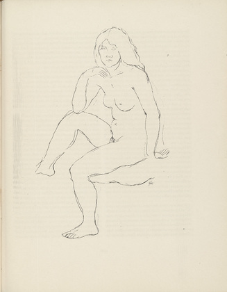 Hans Gött. Untitled (plate, page 121) from the periodical Münchner Blätter für Dichtung und Graphik, vol. 1, no. 8 (August 1919). 1919