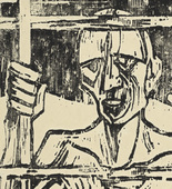 Christian Rohlfs. Prisoner (Der Gefangene). (1918)