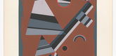 after Vasily Kandinsky. Gray (Gris) (plate 7) from Art d'Aujourd'hui, Maîtres de l'Art Abstrait (Art of Today, Masters of Abstract Art): Album I. 1953 (original composition executed by Kandinsky in 1931)