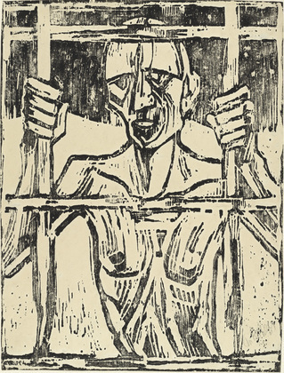 Christian Rohlfs. Prisoner (Der Gefangene). (1918)