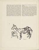 Richard Seewald. Goats (Ziegen) (tailpiece, page 128) from the periodical Münchner Blätter für Dichtung und Graphik, vol. 1, no. 8 (August 1919). 1919