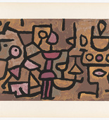 after Paul Klee. Day Music (Musique diurne) (plate 8) from Art d'Aujourd'hui, Maîtres de l'Art Abstrait (Art of Today, Masters of Abstract Art): Album I. 1953
