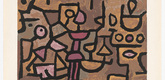 after Paul Klee. Day Music (Musique diurne) (plate 8) from Art d'Aujourd'hui, Maîtres de l'Art Abstrait (Art of Today, Masters of Abstract Art): Album I. 1953
