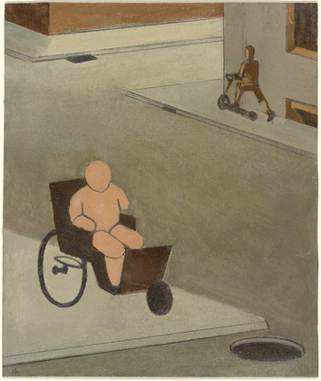 Gottfried Brockmann. The Existence of a Cripple, No. 4 (Krüppeldasein IV). (1922-23)