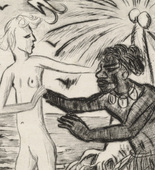 Max Pechstein. Plate (facing page 12) from Yali und sein weisses Weib (Yali and His White Wife). (1923)