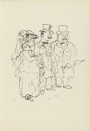 George Grosz. Plate 13 from Ecce Homo. 1922-1923 (reproduced drawings and watercolors executed 1915-22)
