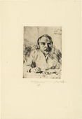 Lovis Corinth. Self-Portrait (Selbstbildnis). (1912)