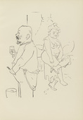 George Grosz. Plate 14 from Ecce Homo. 1922-1923 (reproduced drawings and watercolors executed 1915-22)