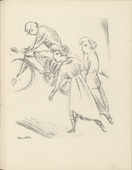 Max Unold. Untitled (plate, page 139) from the periodical Münchner Blätter für Dichtung und Graphik, vol. 1, no. 9 (September 1919). 1919