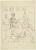 George Grosz. Fit for Active Service (Kriegsverwendungsfähig). (1918)
