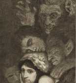 Max Klinger. Dreams (Träume) (plate 3) for the portfolio A Life, Opus VIII (Ein Leben, Opus VIII). 1884 (executed 1883, first published 1884)