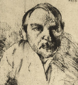 Lovis Corinth. Self-Portrait (Selbstbildnis). (1912)