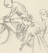 Max Unold. Untitled (plate, page 139) from the periodical Münchner Blätter für Dichtung und Graphik, vol. 1, no. 9 (September 1919). 1919