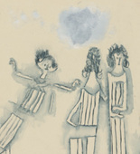 Paul Klee. Scene among Girls (Scene unter Mädchen). 1923