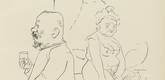 George Grosz. Plate 14 from Ecce Homo. 1922-1923 (reproduced drawings and watercolors executed 1915-22)