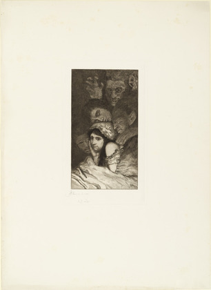 Max Klinger. Dreams (Träume) (plate 3) for the portfolio A Life, Opus VIII (Ein Leben, Opus VIII). 1884 (executed 1883, first published 1884)