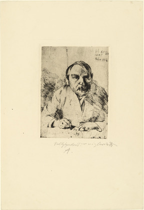 Lovis Corinth. Self-Portrait (Selbstbildnis). (1912)