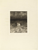 Max Klinger. Going Under Going Under (rejected plate) for the supplementary suite accompanying the portfolio A Life, Opus VIII. 1884