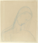 Wilhelm Lehmbruck. Head, Kneeling Woman (Kopf, Kniende Frau). 1911