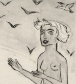 Max Pechstein. Plate (facing page 16) from Yali und sein weisses Weib (Yali and His White Wife). (1923)