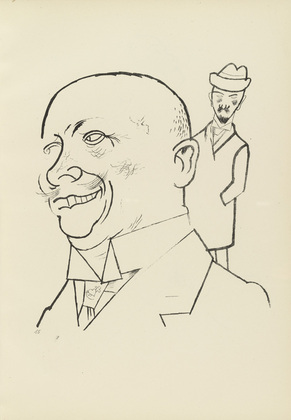 George Grosz. Plate 15 from Ecce Homo. 1922-1923 (reproduced drawings and watercolors executed 1915-22)