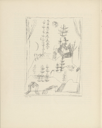 Paul Klee. Forest (Wald) (plate, page 142) from the periodical Münchner Blätter für Dichtung und Graphik, vol. 1, no. 9 (September 1919). 1919