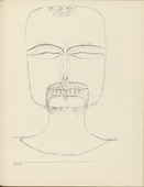 Paul Klee. Portrait (Porträt) (plate, page 143) from the periodical Münchner Blätter für Dichtung und Graphik, vol. 1, no. 9 (September 1919). 1919