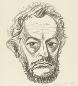 Ernst Barlach. Self-Portrait II (Selbstbildnis II). (1928)