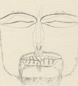 Paul Klee. Portrait (Porträt) (plate, page 143) from the periodical Münchner Blätter für Dichtung und Graphik, vol. 1, no. 9 (September 1919). 1919