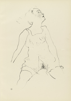 George Grosz. Plate 16 from Ecce Homo. 1922-1923 (reproduced drawings and watercolors executed 1915-22)