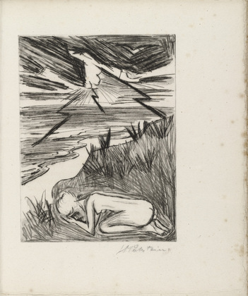 Max Pechstein. Plate (facing page 20) from Yali und sein weisses Weib. (1923)