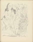 Rudolf Grossmann. The Loge (Die Loge) (plate, page 153) from the periodical Münchner Blätter für Dichtung und Graphik, vol. 1, no. 10 (October 1919). 1919