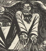 Ernst Barlach. The Transformations of God (Die Wandlungen Gottes). (1922, prints executed c. 1919/21)