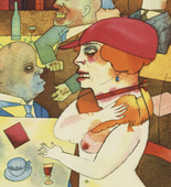 George Grosz. Plate III from Ecce Homo. 1922-1923 (reproduced drawings and watercolors executed 1915-22)