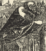 Ernst Barlach. The Cathedrals (Die Dome) from The Transformations of God (Die Wandlungen Gottes). (1922, executed 1920-21)