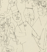 George Grosz. Plate 18 from Ecce Homo. 1922-1923 (reproduced drawings and watercolors executed 1915-22)