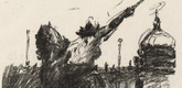 Lovis Corinth. Statue of an Amazon (Amazonenstatue) (frontispiece) from Gesammelte Schriften (Collected Writings). 1920