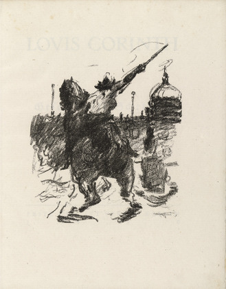Lovis Corinth. Statue of an Amazon (Amazonenstatue) (frontispiece) from Gesammelte Schriften (Collected Writings). 1920