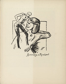 Alfred Kubin. Homage to Rimbaud (Hommage à Rimbaud) (plate, page 161) from the periodical Münchner Blätter für Dichtung und Graphik, vol. 1, no. 11/12 (December 1919). 1919
