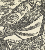 Ernst Barlach. The Seventh Day (Der siebente Tag) from The Transformations of God (Die Wandlungen Gottes). (1922, executed 1920-21)