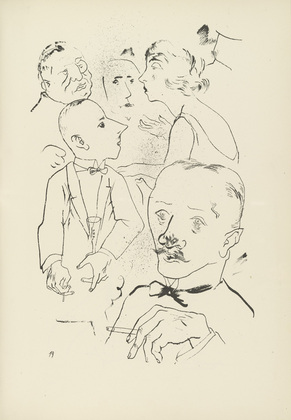 George Grosz. Plate 19 from Ecce Homo. 1922-1923 (reproduced drawings and watercolors executed 1915-22)