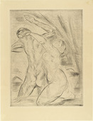 Wilhelm Lehmbruck. Potiphar's Wife (Potiphars Weib). (1914)