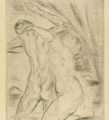 Wilhelm Lehmbruck. Potiphar's Wife (Potiphars Weib). (1914)