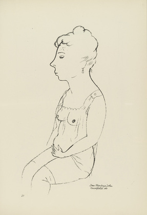George Grosz. Plate 20 from Ecce Homo. 1922-1923 (reproduced drawings and watercolors executed 1915-22)