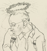 George Grosz. Plate 21 from Ecce Homo. 1922-1923 (reproduced drawings and watercolors executed 1915-22)
