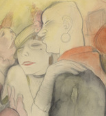 Jeanne Mammen. Carnival in Berlin N III (Fasching Berlin N III). (c. 1930)