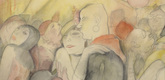Jeanne Mammen. Carnival in Berlin N III (Fasching Berlin N III). (c. 1930)