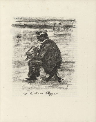 Lovis Corinth. Walter Leistikow (plate facing page 24) from Gesammelte Schriften (Collected Writings). 1920