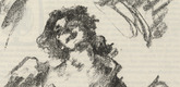 Lovis Corinth. Female Half Nude (Weiblicher Halbakt) (plate facing page 28) from Gesammelte Schriften (Collected Writings). 1920